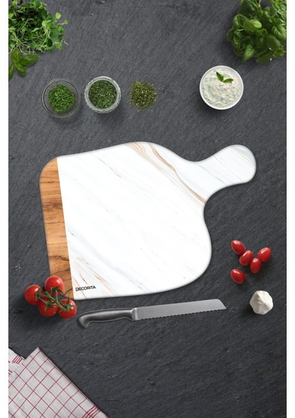 Luxury Saplı Cam Kesme Tahtası - Cam Kesme Tablası | Horizon | 28CM x 40CM 1 Adet