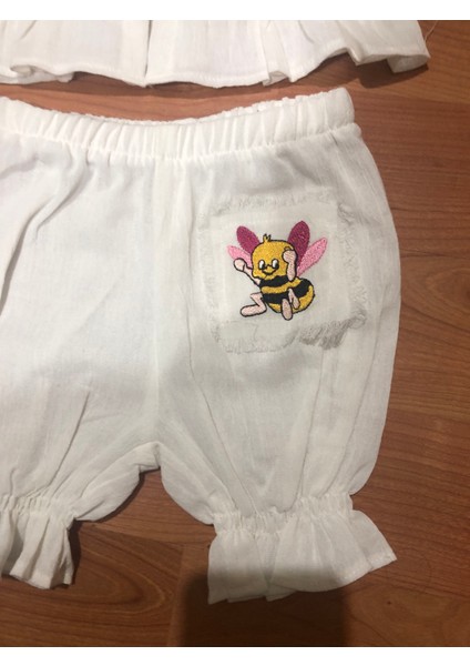 Şile Bezi Çocuk Pijama Takımı Şortlu