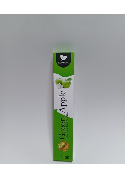 Çubuk Tütsü Yeşil Elma 20 Adet (1 Paket) Green Apple Layansaa