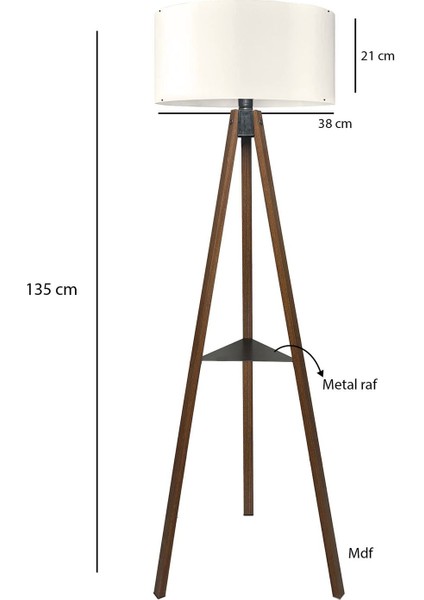 Homing Tripod Raflı Basic Lambader 241857