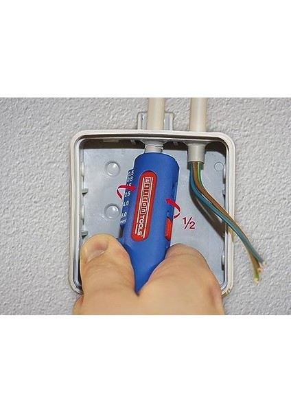 - Tools Quadro Soyucu No. 16 | 4'ü 1 Arada Kablo Sıyırıcı, 8,0 - 13,0 mm Kablo