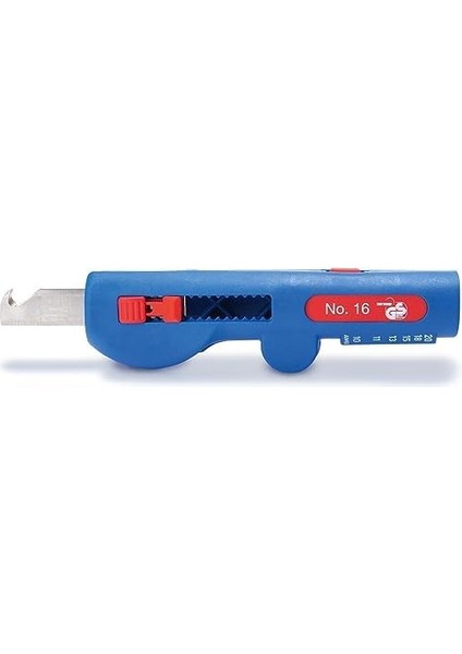 - Tools Quadro Soyucu No. 16 | 4'ü 1 Arada Kablo Sıyırıcı, 8,0 - 13,0 mm Kablo
