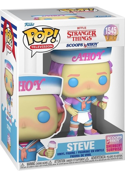 Pop Tv: Stranger Things- Steve (Scoops Ahoy) Figür