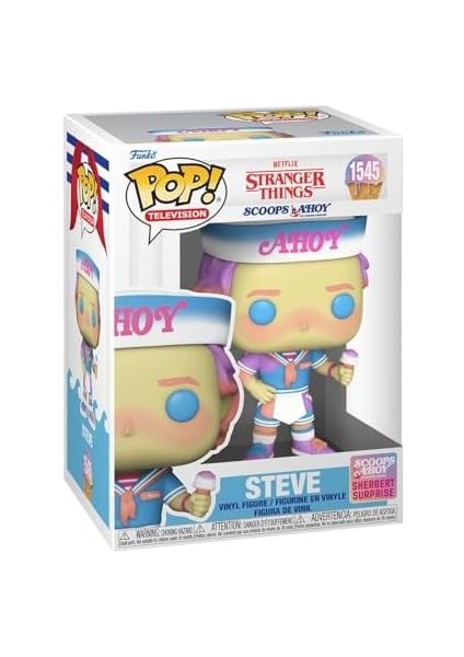 Pop Tv: Stranger Things- Steve (Scoops Ahoy) Figür