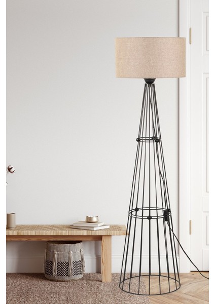 Filipin Lambader Siyah Hasır Şapka