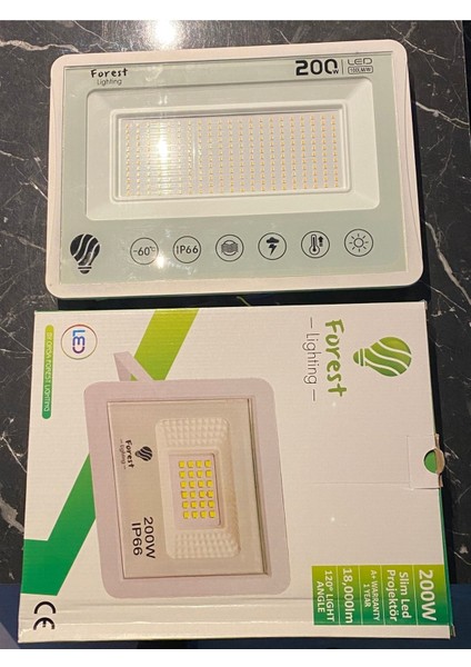 200 W Projektör Slim LED 3200 K fiyatları
