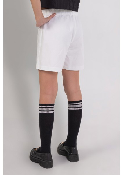 Kız Çocuk Denim Şort Etek Beyaz fiyatları