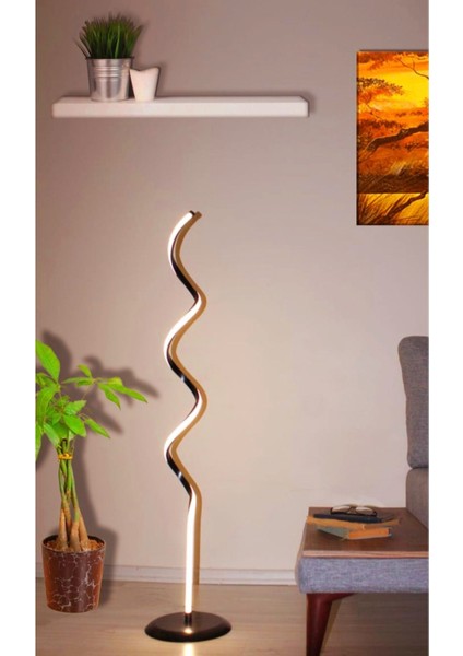 Özel Tasarım LED Lambader - 3 Renk Işık - 120 cm