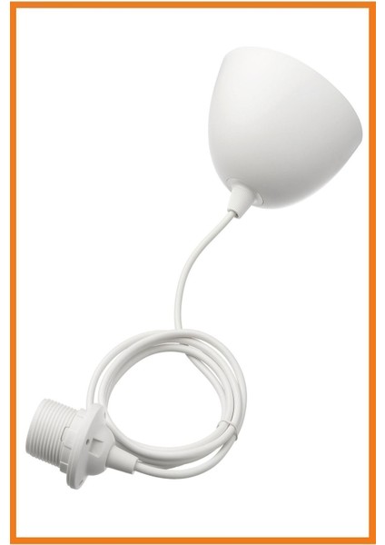 Hemma Tavan Lambası Kablo Seti 1.8 Metre 22 W Beyaz
