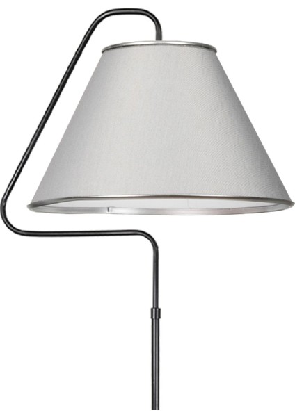 Aydınlatma Lambader Silver Mia Üçgen Siyah (Silver Çember) A.gri Şapka modelleri