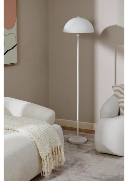 Mushroom Lambader Modern Dekoratif Metal Oturma Odası Çalışma Odası Zemin Lambası