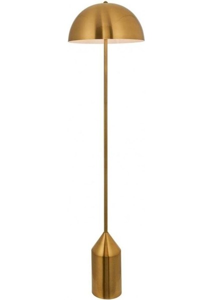 Mantar Lambader Antik Eskitme Gold Özel Renk / Mushroom Floor Lamp