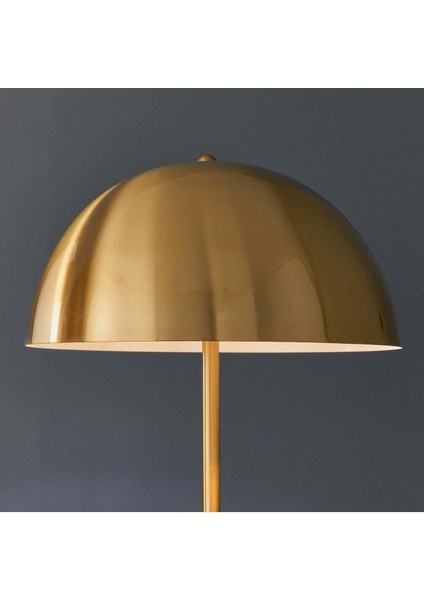 Mantar Lambader Antik Eskitme Gold Özel Renk / Mushroom Floor Lamp