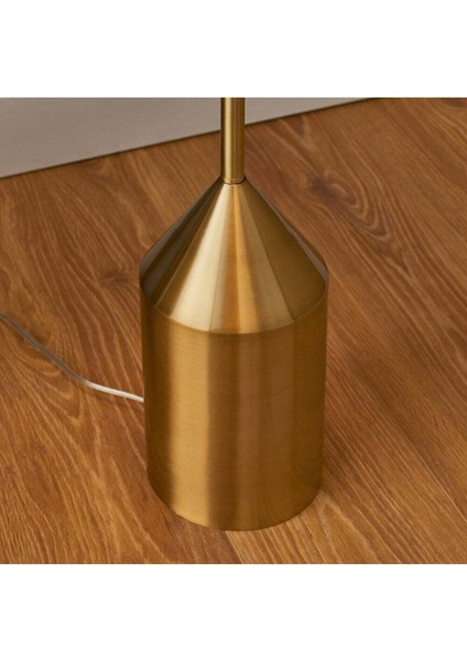 Mantar Lambader Antik Eskitme Gold Özel Renk / Mushroom Floor Lamp