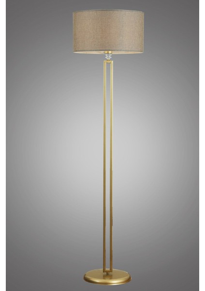 Arvin Tekli Eskitme Taşlı Lambader Açık Kahve Şapka fiyatları