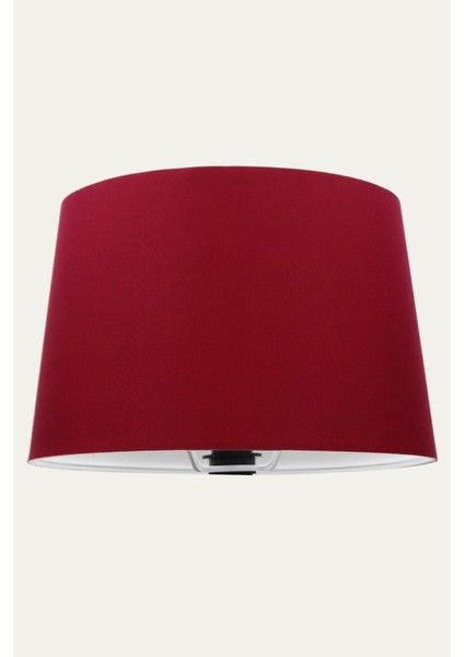 Bordo Konik Başlık Lambader Şapka Kumaş Çap 35 cm LB840