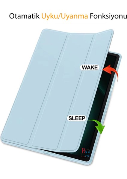 iPad 11.nesil 11 Inç 2025 Ile Uyumlu Tablet Kılıfı Standlı Uyku Modlu Kalem Bölmeli Akıllı Kılıf modelleri