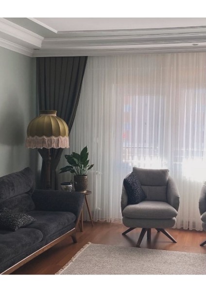Ayışığı Abajur Ayak Ahşap Şapka Yağ Yeşili
