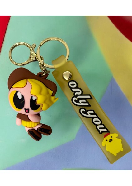 Powerpuff Girls Kuromi Hello Kitty Karakter Sevimli Anahtarlık ve Çanta Aksesuarı (1 Adet) fırsatları