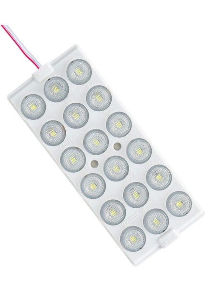 Modül LED 12V 6W Soğuk Beyaz 18 Ledli Yanıp Sönen 2li Paket 13960-2835 (Flaşör) (4172)