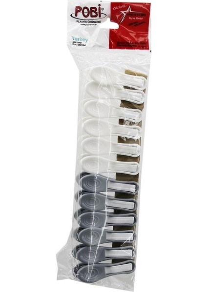 12PCS Yaysız Plastik Mandal