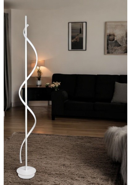 Violet Modern Tasarım Beyaz Renk Gün Işığı Ledli Salon - Yatak Odası LED Lambader