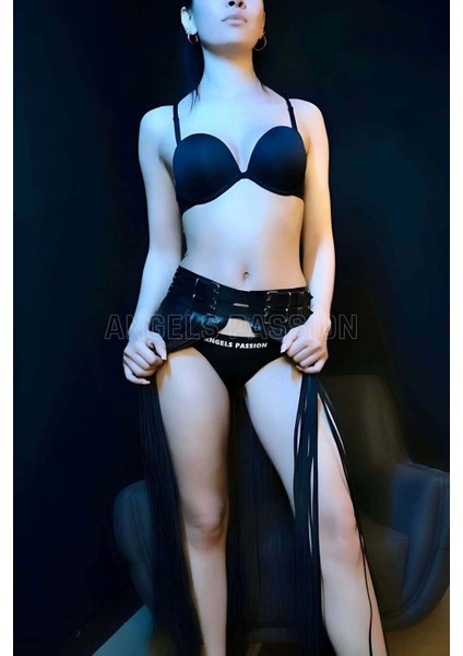 Püsküllü Deri Etek Harness - BRF1090 modelleri