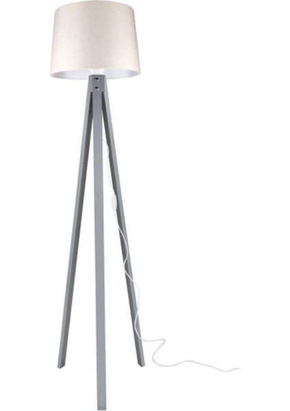 Deko Lambader Gri Ayak / Pudra Şapka