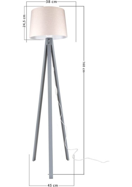 Deko Lambader Gri Ayak / Pudra Şapka fiyatları