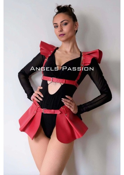 Deri Elbise Harness, Mini Deri Etek, Deri Elbise Etek Harness - BRF1001 fiyatları