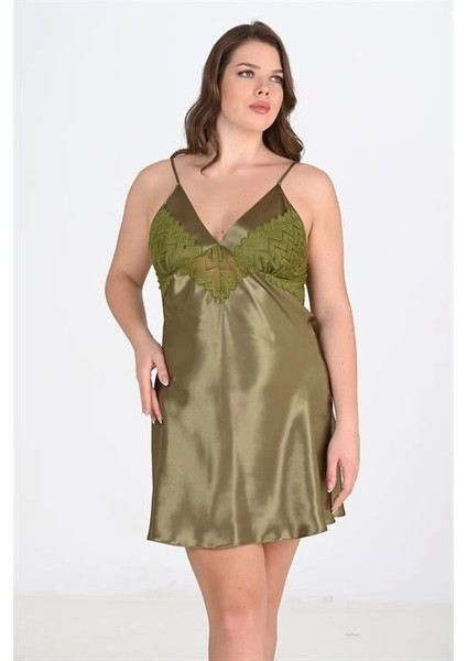 Büyük Beden Haki Gecelik 2104 fiyatları