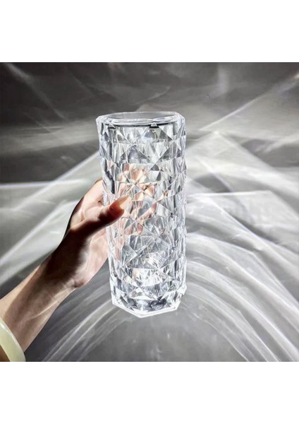 Dokunmatik Kristal Lamba Kumandalı Rgb Kristal Lamba Gece Lambası
