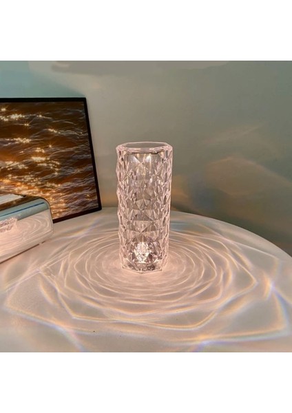 Dokunmatik Kristal Lamba Kumandalı Rgb Kristal Lamba Gece Lambası