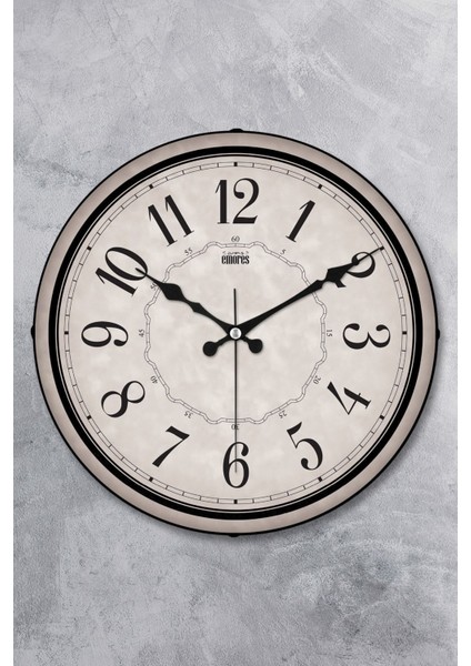 Dekoratif Cam Bombe Sessiz Mekanizma Duvar Saati 36 cm fiyatları