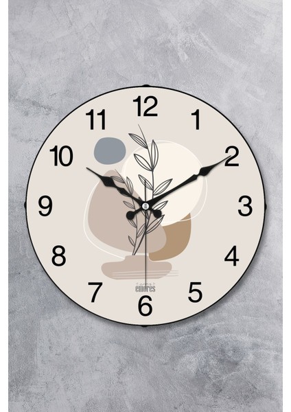 36 cm Dekoratif Gerçek Cam Bombe Sessiz Mekanizma Duvar Saati