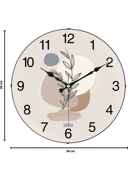 36 cm Dekoratif Gerçek Cam Bombe Sessiz Mekanizma Duvar Saati modelleri