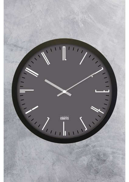 30 cm Gerçek Cam Sessiz Mekanizma Duvar Saati