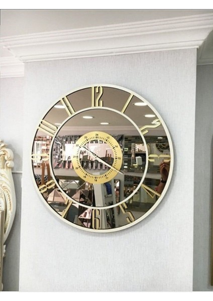 Aynalı Duvar Saati
