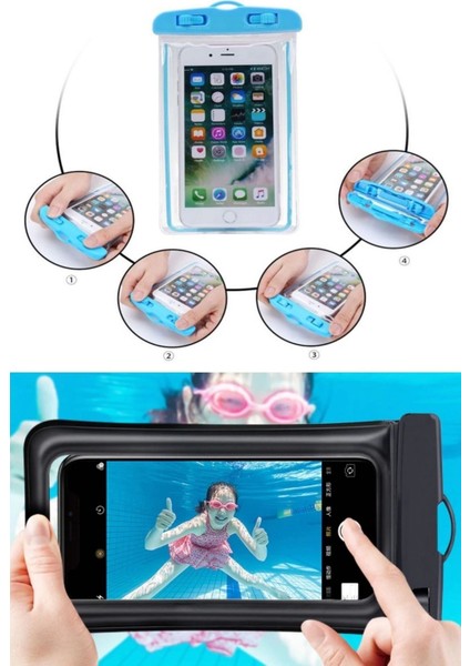 Bisiklete Takılan Su Ve Yağmur Gerirmez Telefon Kılıfı Universal (4172)