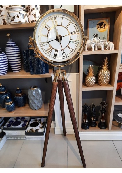 Roma Rakamlı Tripod Ayaklı Dekoratif Saat