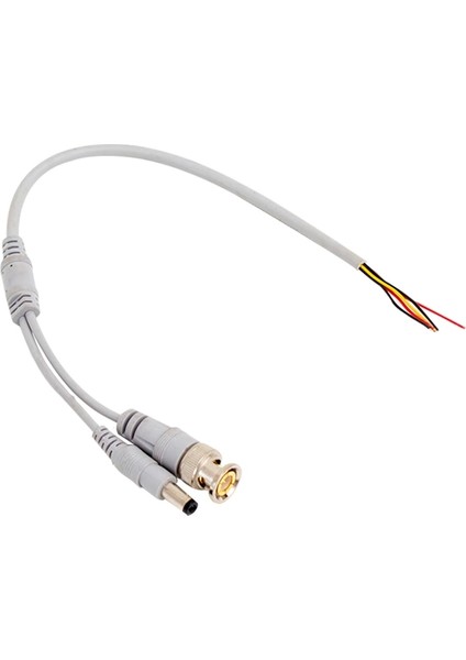Bnc Güvenlik Kablosu (Bnc+Power Jacklı 20 Cm) (4172)