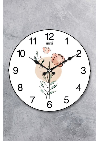 36 cm Dekoratif Gerçek Cam Bombe Sessiz Mekanizma Duvar Saati