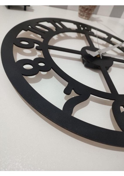 Time Collection 3 Parça Fero Latin Rakamlı Dekoratif Duvar Saati (Siyah) fırsatları