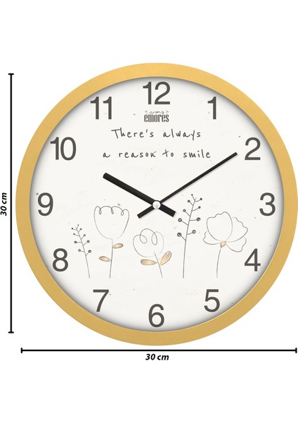 30 cm Gerçek Cam Sessiz Mekanizma Duvar Saati fırsatları