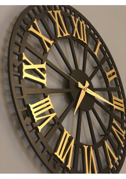 Rst Gold Roma Rakamlı Duvar Saati 50CM