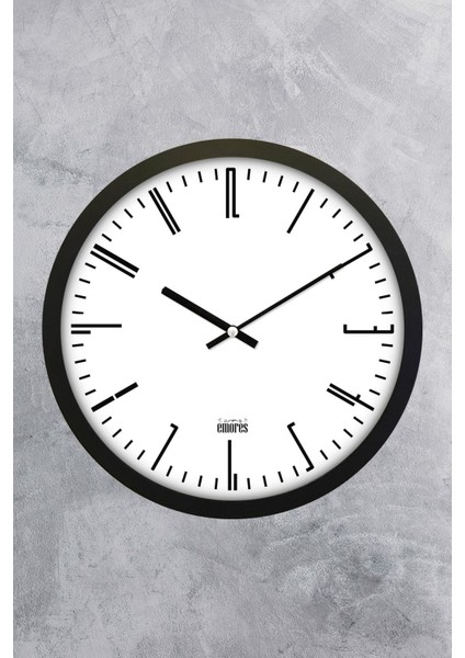 30 cm Gerçek Cam Sessiz Mekanizma Duvar Saati