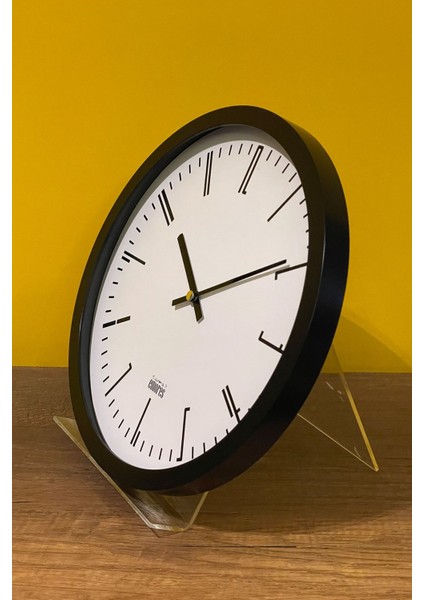 30 cm Gerçek Cam Sessiz Mekanizma Duvar Saati fiyatları