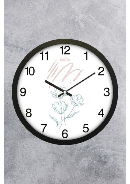 30 cm Gerçek Cam Sessiz Mekanizma Duvar Saati