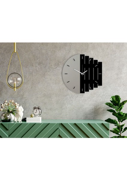 Dekoratif Modern Ahşap Duvar Saati Ritim modelleri
