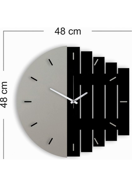 Dekoratif Modern Ahşap Duvar Saati Ritim indirimleri